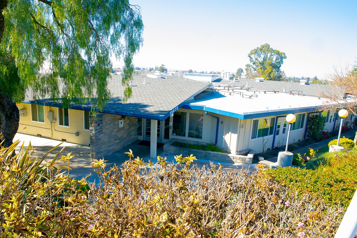 The outdoor area of All Saints