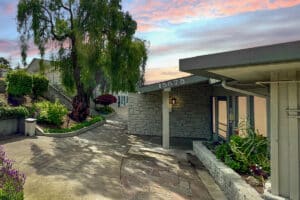 The side view of the exterior of All Saints