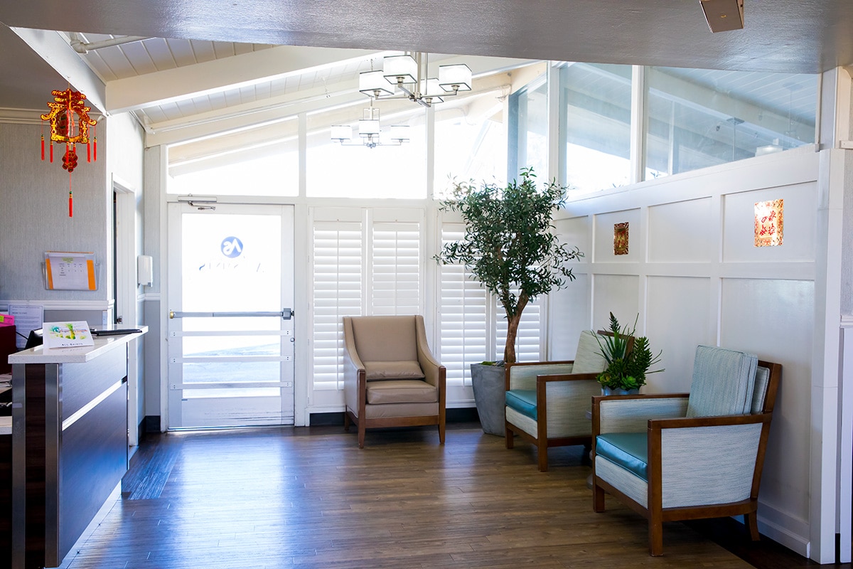 The lobby at All Saints